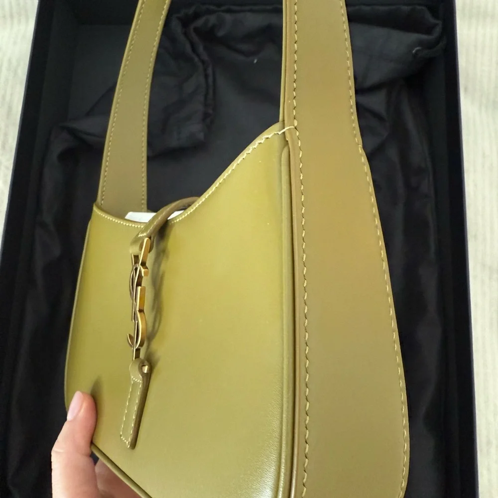 PERFECT condition mini YSL shoulder bag in Olive.